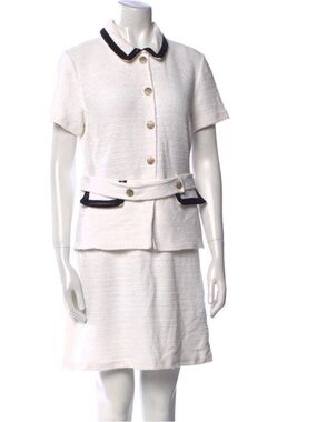 St. John Contrast Trim Mini Dress size 10